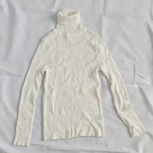 Fashion Nova Cream Turtleneck Sweater